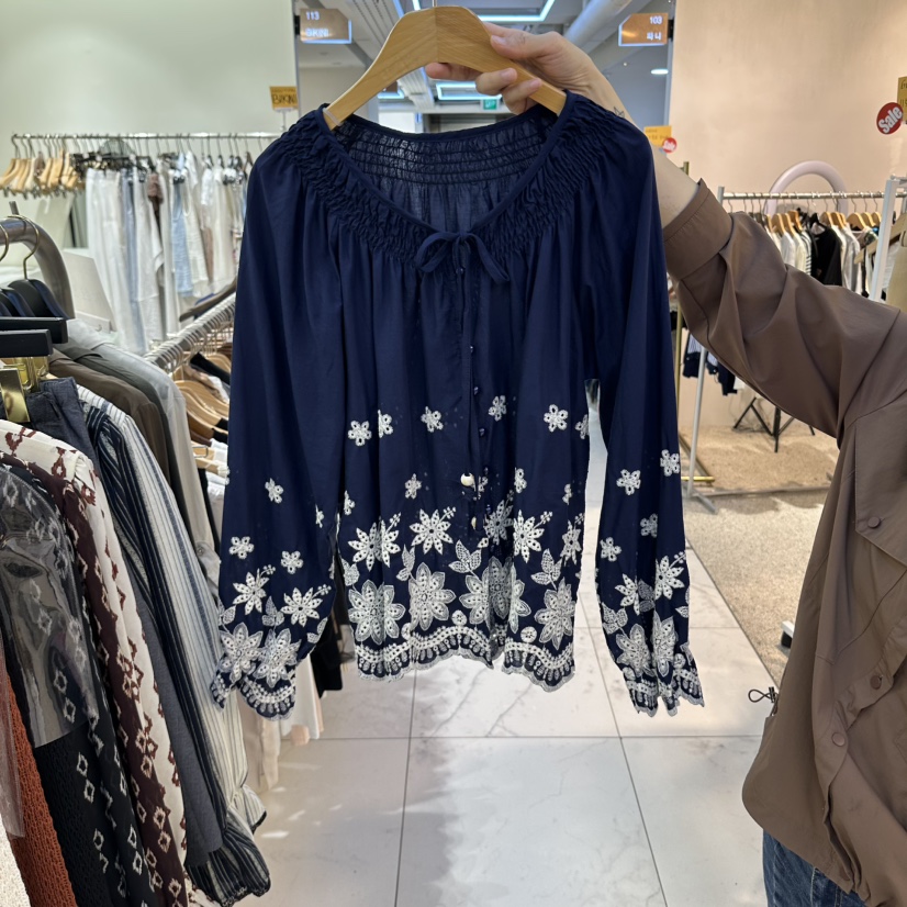 BIKINI東大門代購女裝新品熱賣人氣真品休閑時尚襯衫蕾絲衫BIKINI襯衫/蕾絲衫圖色3