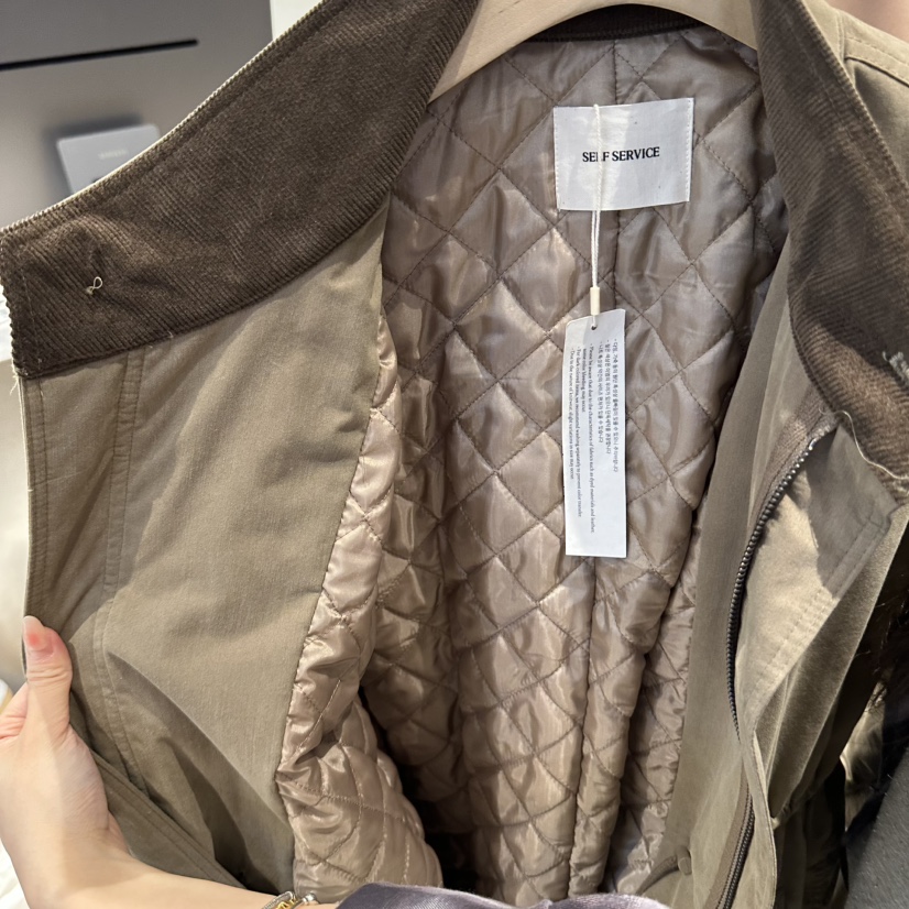 SELF SERVICE/MASOF東大門直郵女裝新品休閑熱賣長款風衣SELF SERVICE/MASOF長款風衣