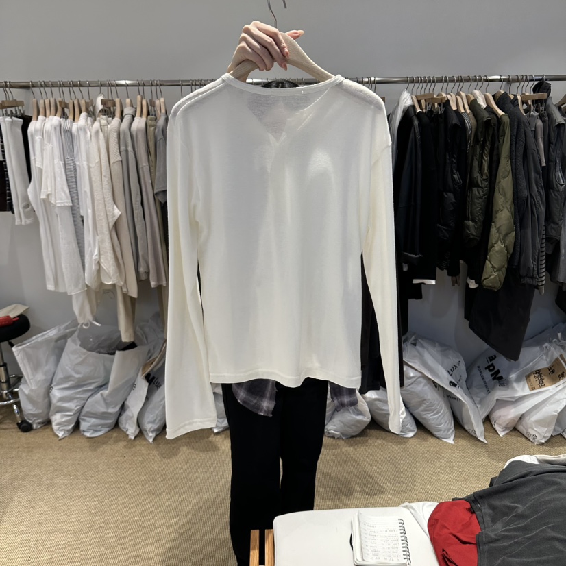 SELF SERVICE/MASOF東大門實拍女裝新品休閑人氣長袖T恤SELF SERVICE/MASOF長袖T恤