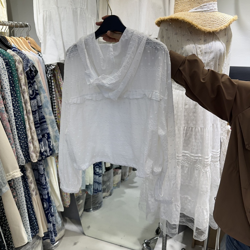 BIKINI東大門實拍女士新品推薦熱賣人氣時尚休閑襯衫蕾絲衫BIKINI襯衫/蕾絲衫