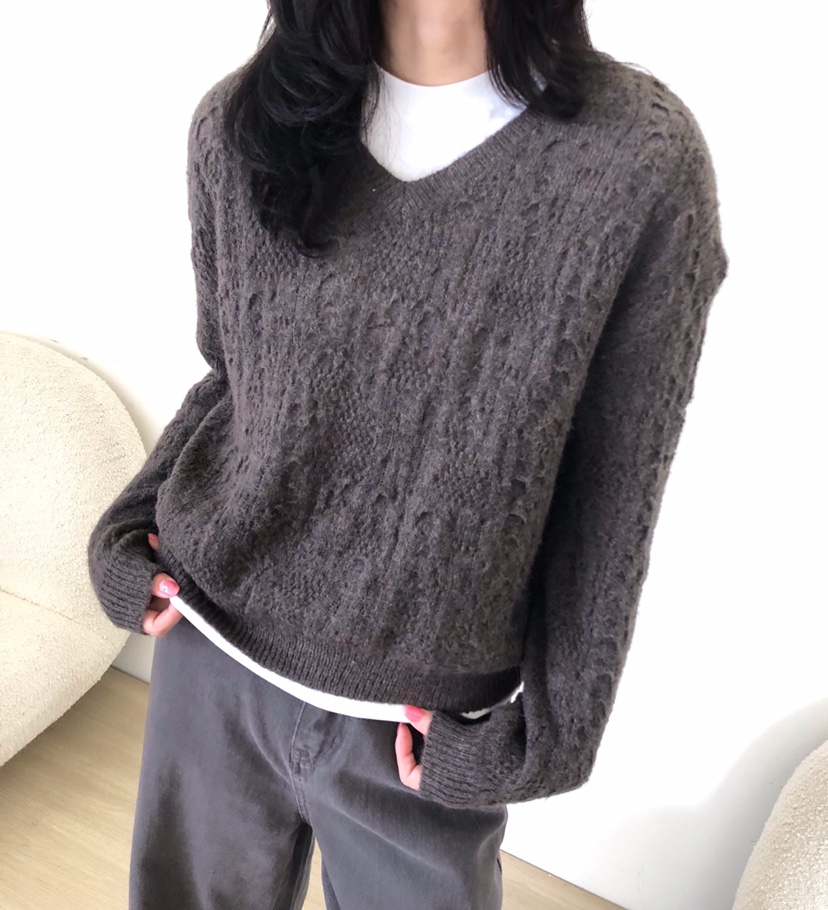 GLAD SOME韓國代購女士新品推薦時尚真品針織衫不含內搭絨GLAD SOME針織衫