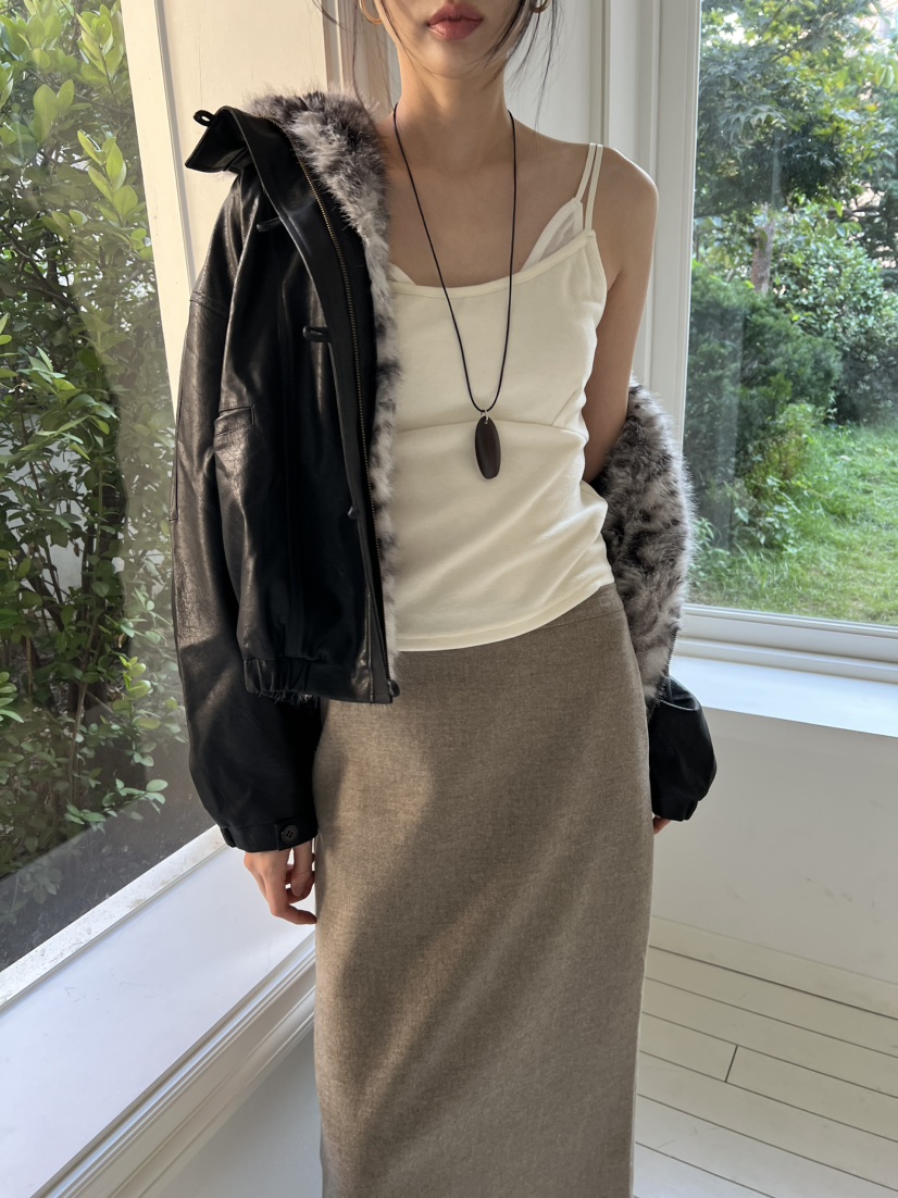 ME MO東大門實拍女士新款時尚真品吊帶背心不含撞色無袖ME MO吊帶/背心