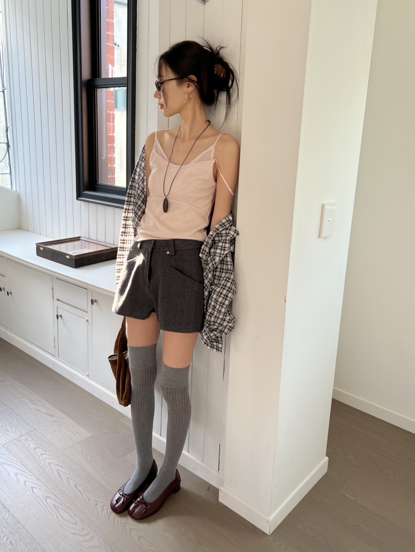 ME MO東大門實拍女士新款時尚真品吊帶背心不含撞色無袖ME MO吊帶/背心