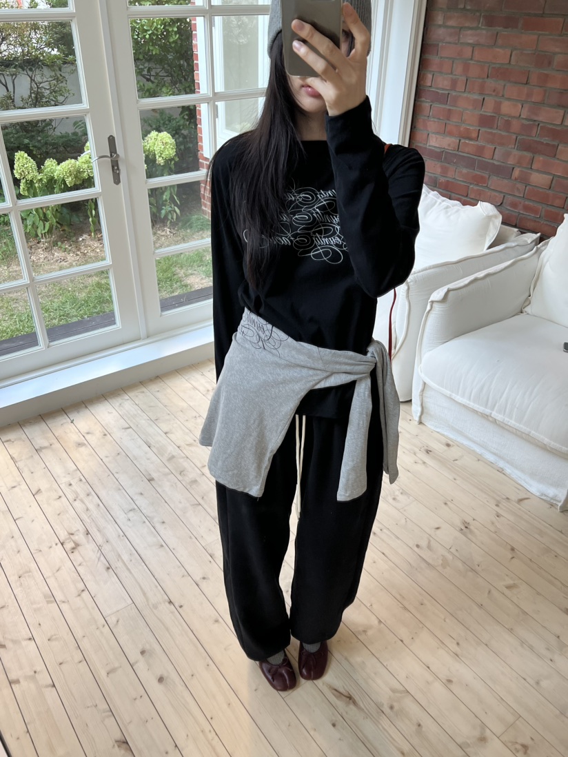 ME MO東大門直郵女士新品推薦人氣時尚休閑熱賣真品長袖T恤ME MO長袖T恤