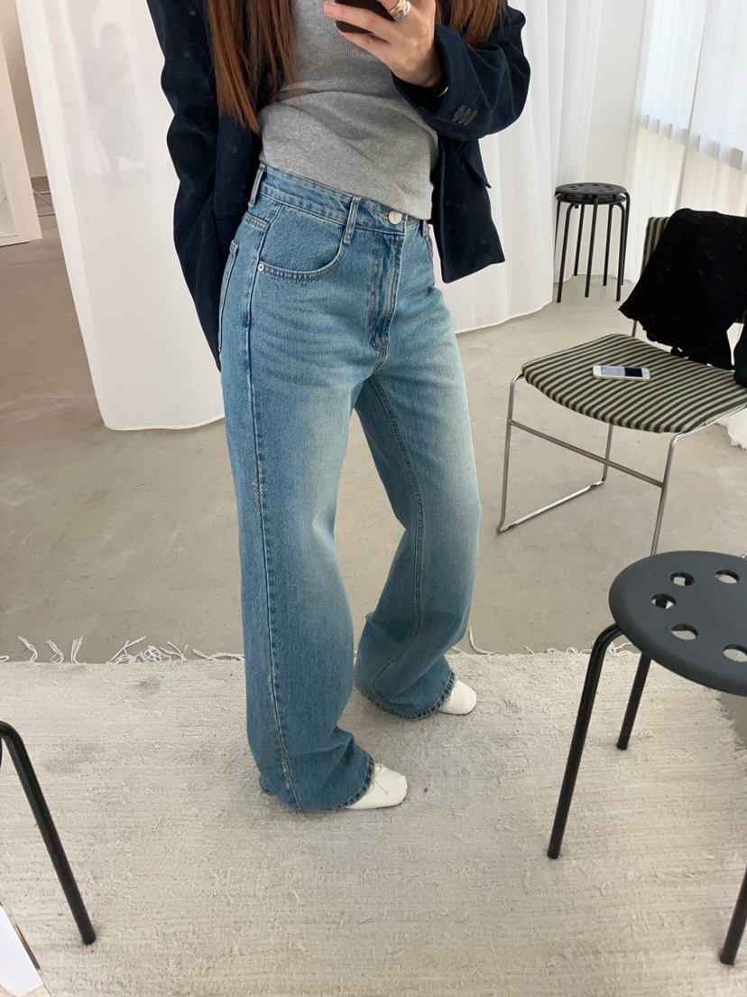 MADE-P東大門代購女士新品真品推薦熱賣人氣時尚休閑牛仔褲MADE-P牛仔褲