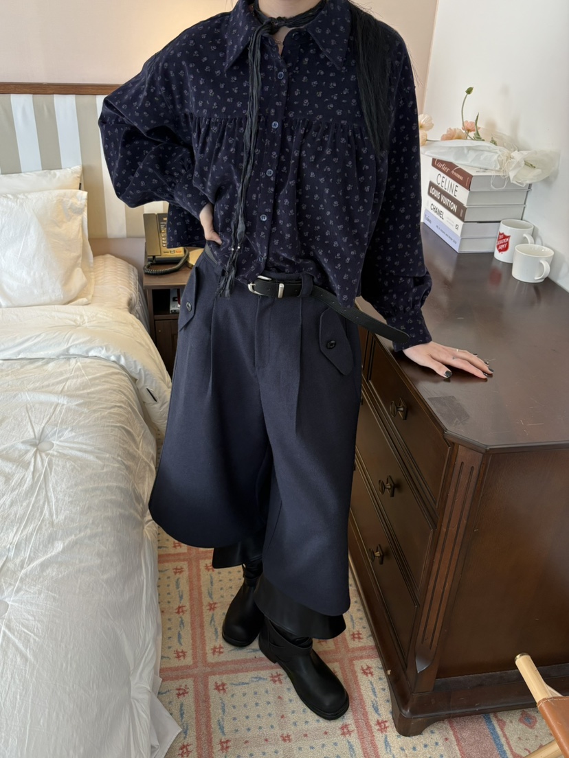 LOVE LETTER東大門代購女士新品熱賣襯衫蕾絲衫不含圍巾燈心絨LOVE LETTER襯衫/蕾絲衫