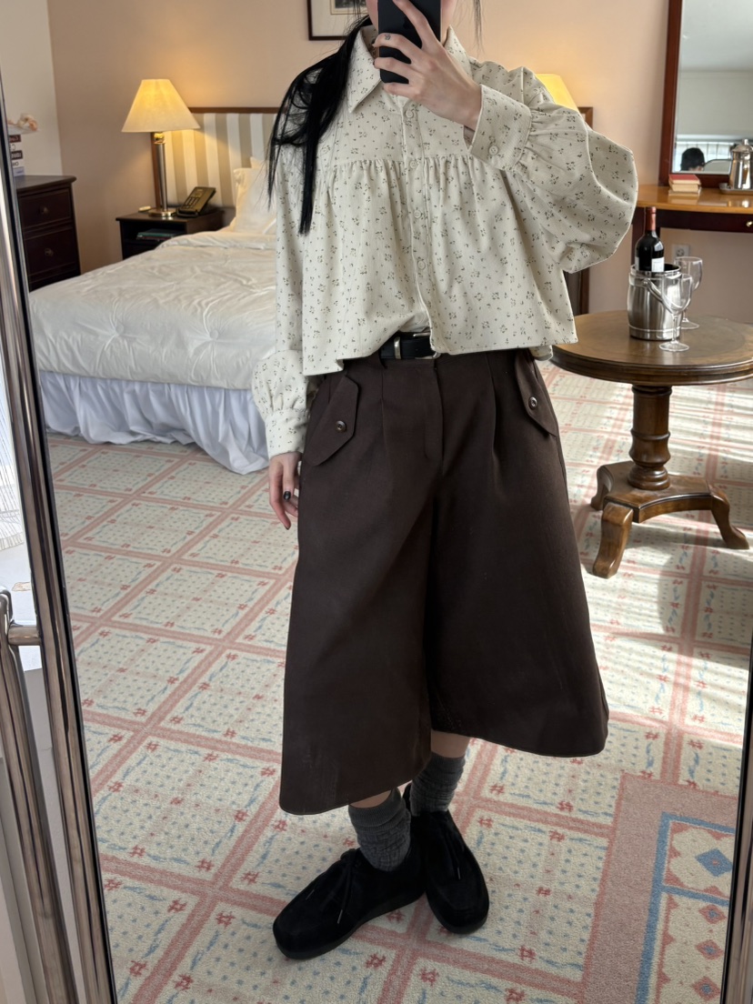 LOVE LETTER東大門代購女士新品熱賣襯衫蕾絲衫不含圍巾燈心絨LOVE LETTER襯衫/蕾絲衫