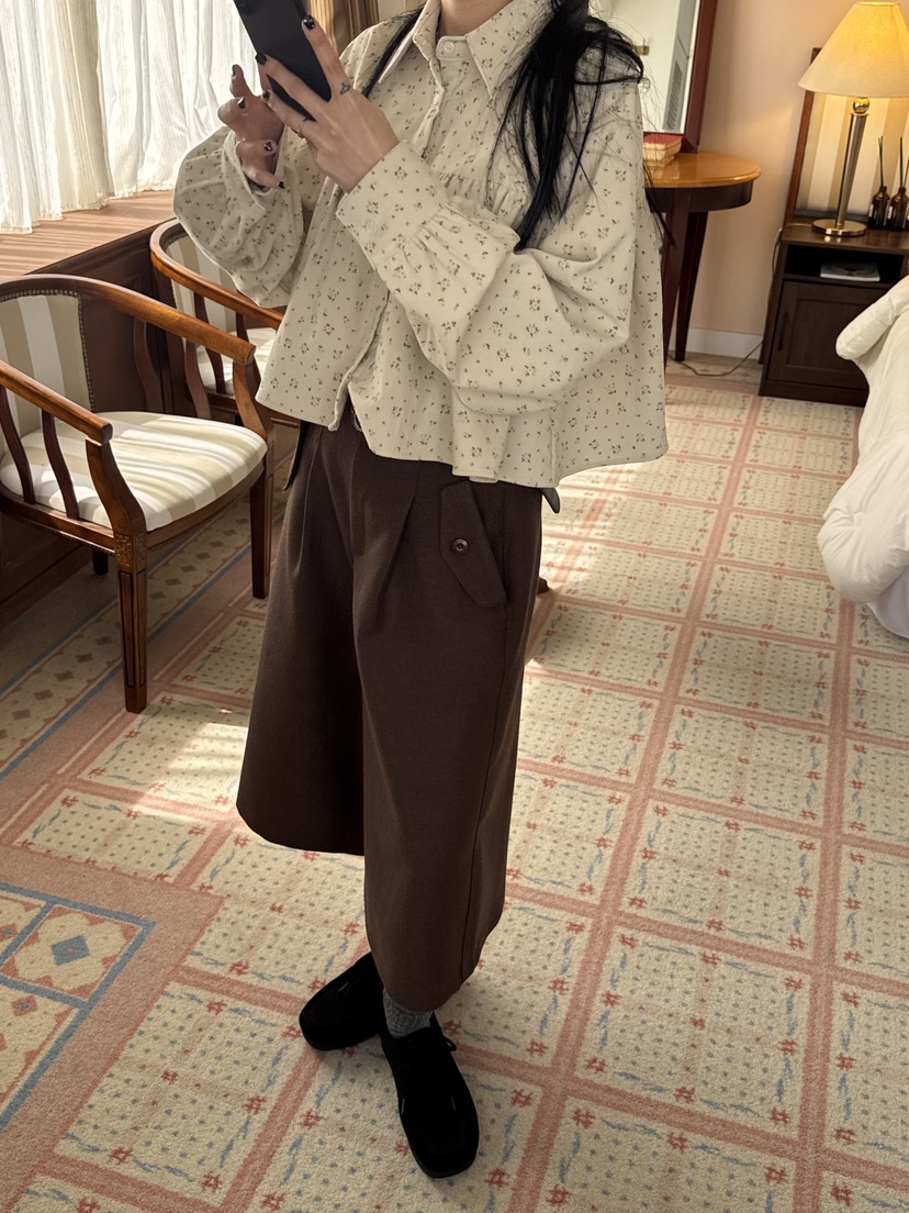 LOVE LETTER東大門代購女士新品熱賣襯衫蕾絲衫不含圍巾燈心絨LOVE LETTER襯衫/蕾絲衫