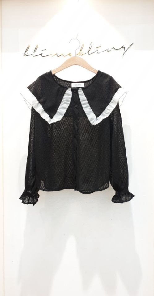 BLING BLING-S/RICO韓國代購女裝新品真品推薦襯衫蕾絲衫BLING BLING-S/RICO襯衫/蕾絲衫圖色1