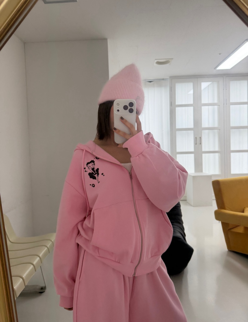 ODD FOCOUS韓國直郵女士新品推薦熱賣休閑衛衣拉鏈連帽衫ODD FOCOUS衛衣