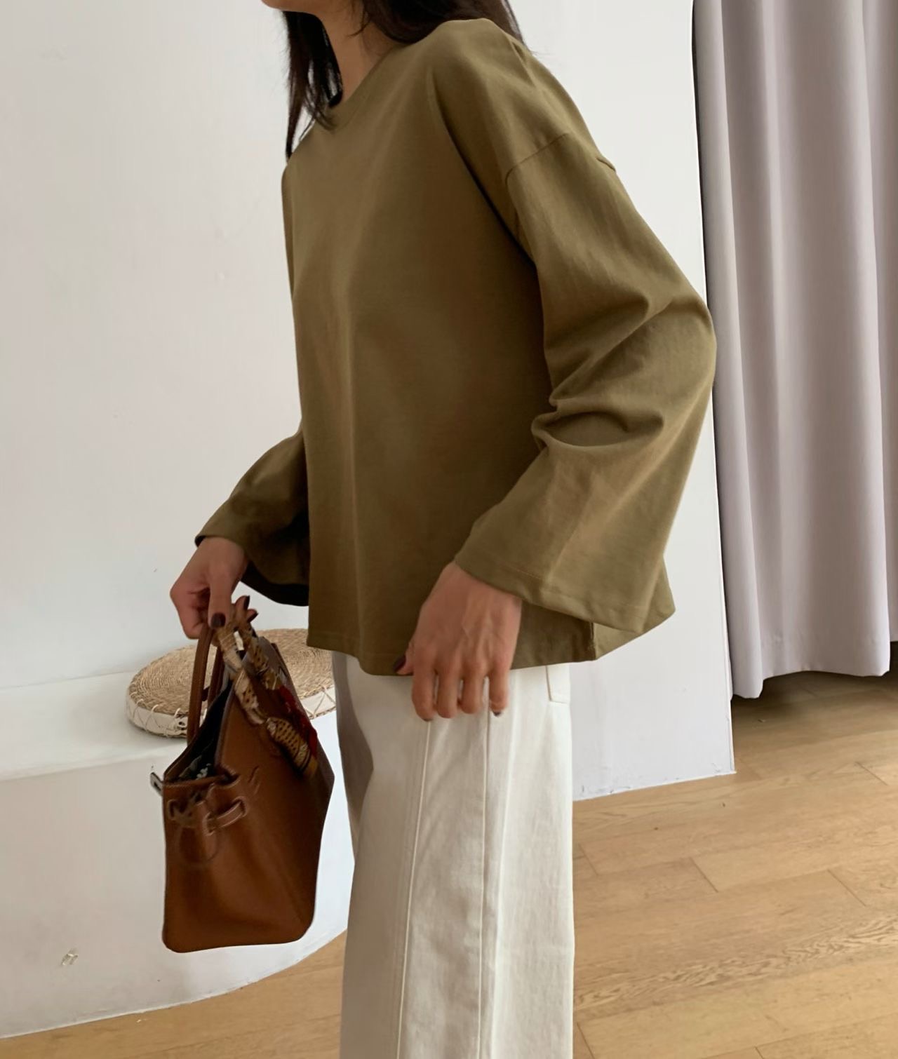 LUCKY ROOM韓國代購女裝新品人氣真品熱賣推薦休閑長袖T恤LUCKY ROOM長袖T恤