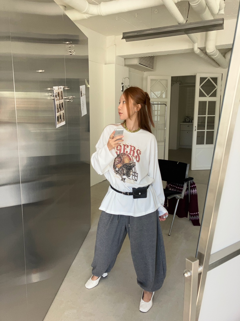 MADE-P東大門直郵女士新品時尚休閑真品推薦人氣長袖T恤MADE-P長袖T恤