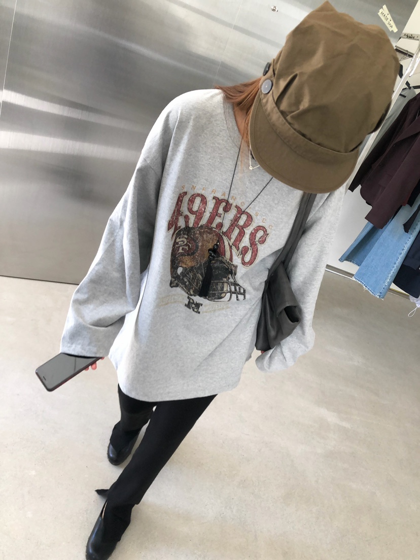MADE-P東大門直郵女士新品時尚休閑真品推薦人氣長袖T恤MADE-P長袖T恤