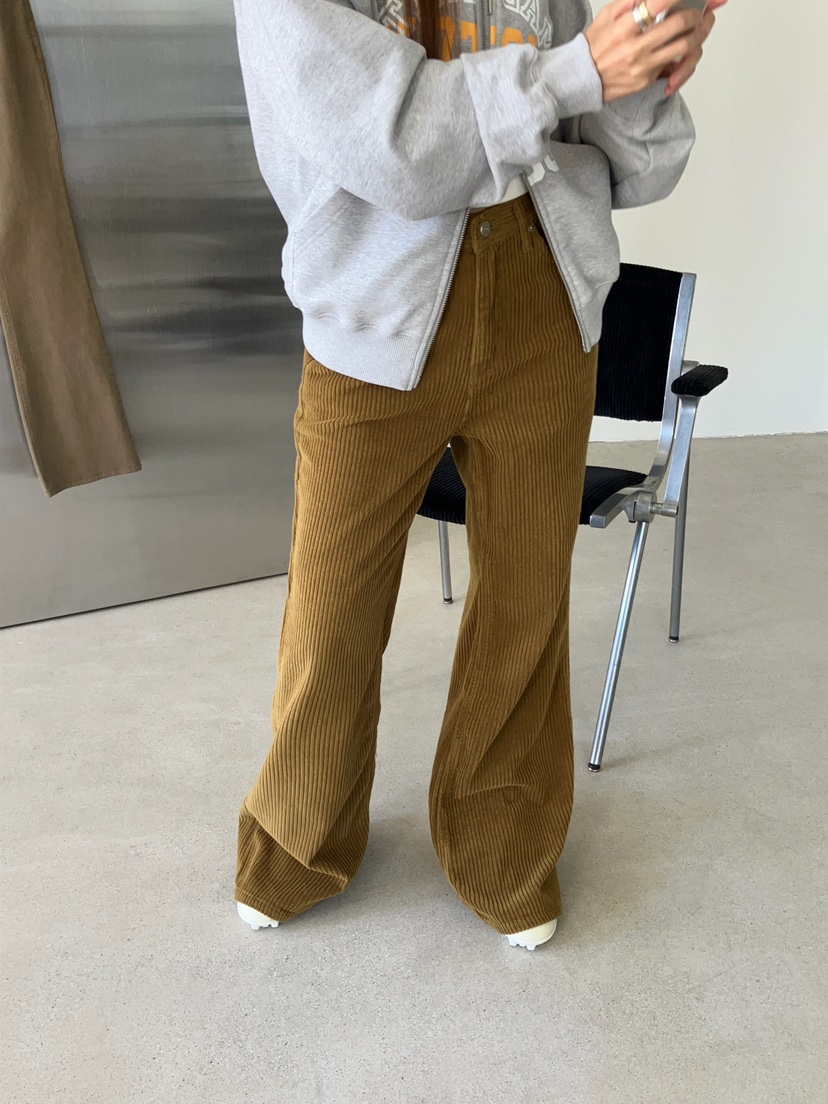 MADE-P東大門代購女裝新款熱賣真品時尚休閑休閑褲燈芯絨MADE-P休閑褲