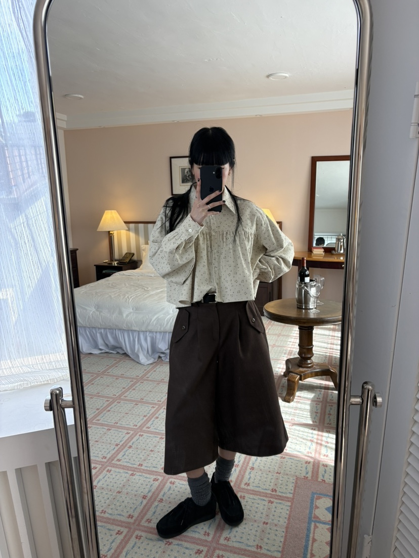 LOVE LETTER韓國代購女裝新款休閑真品人氣短褲不含腰帶LOVE LETTER短褲