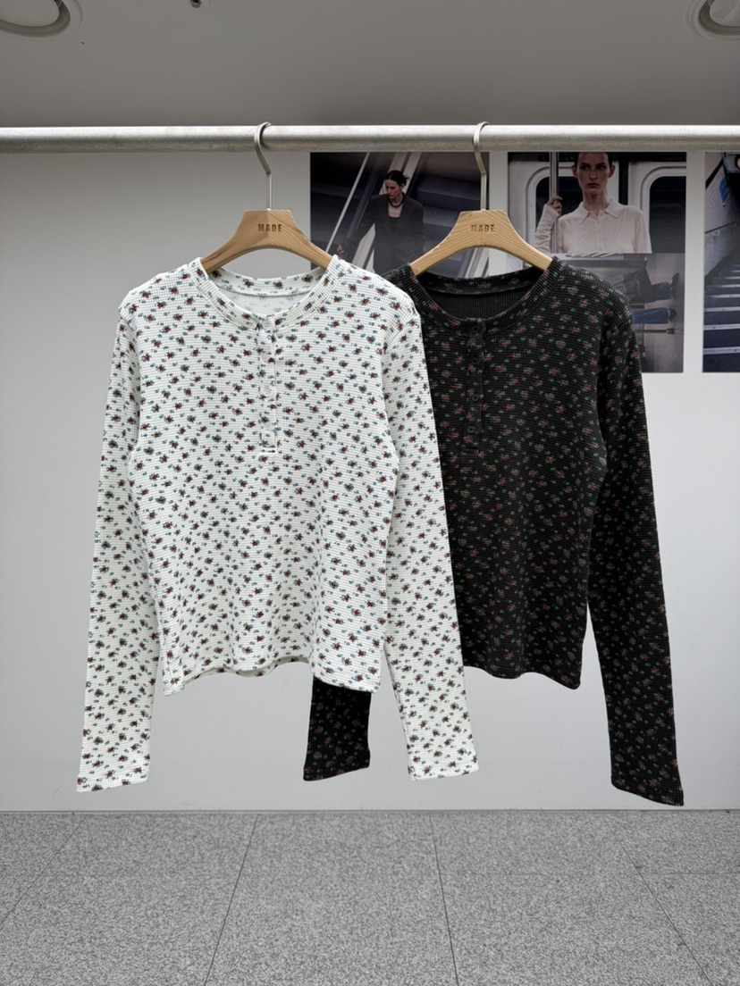MADE-P東大門代購女裝新品熱賣休閑真品推薦時尚長袖T恤MADE-P長袖T恤