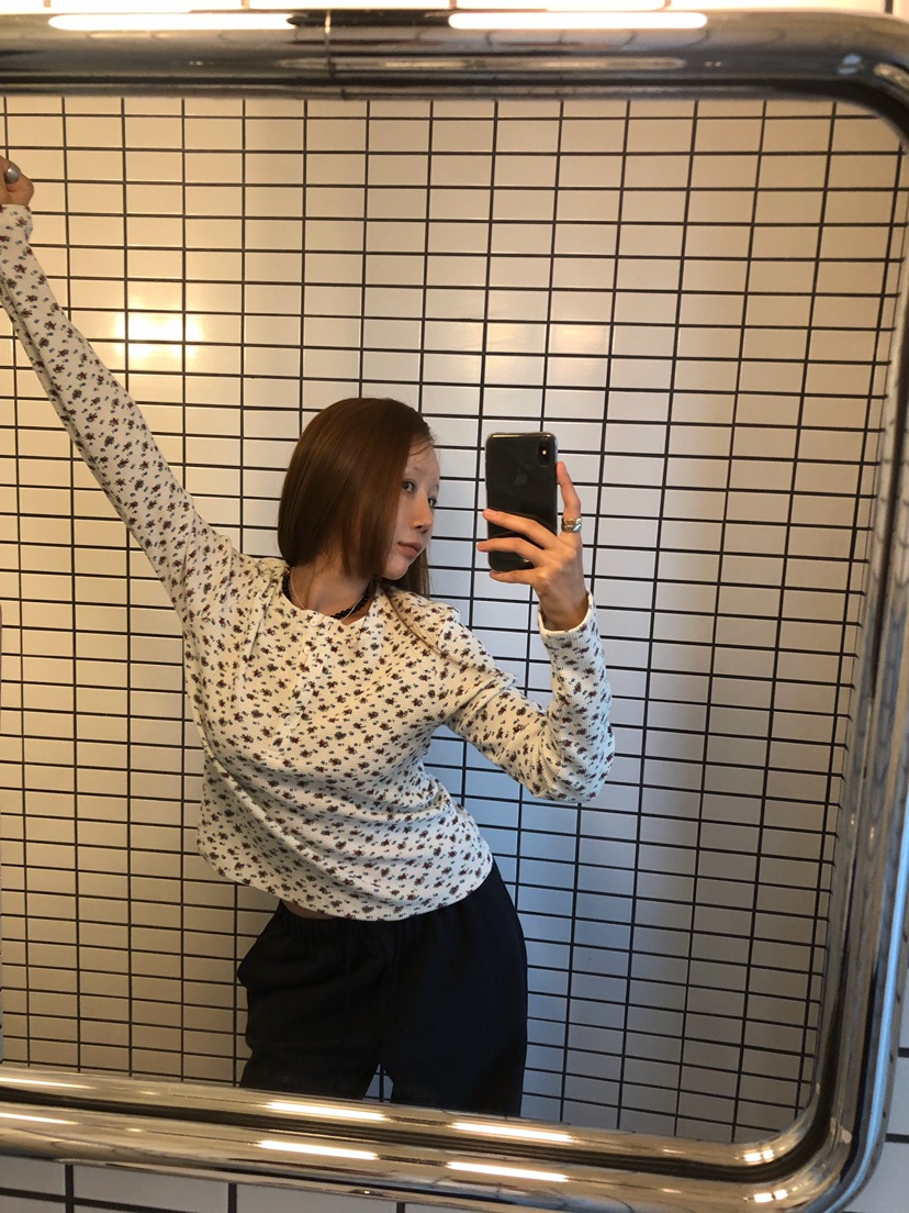 MADE-P東大門代購女裝新品熱賣休閑真品推薦時尚長袖T恤MADE-P長袖T恤