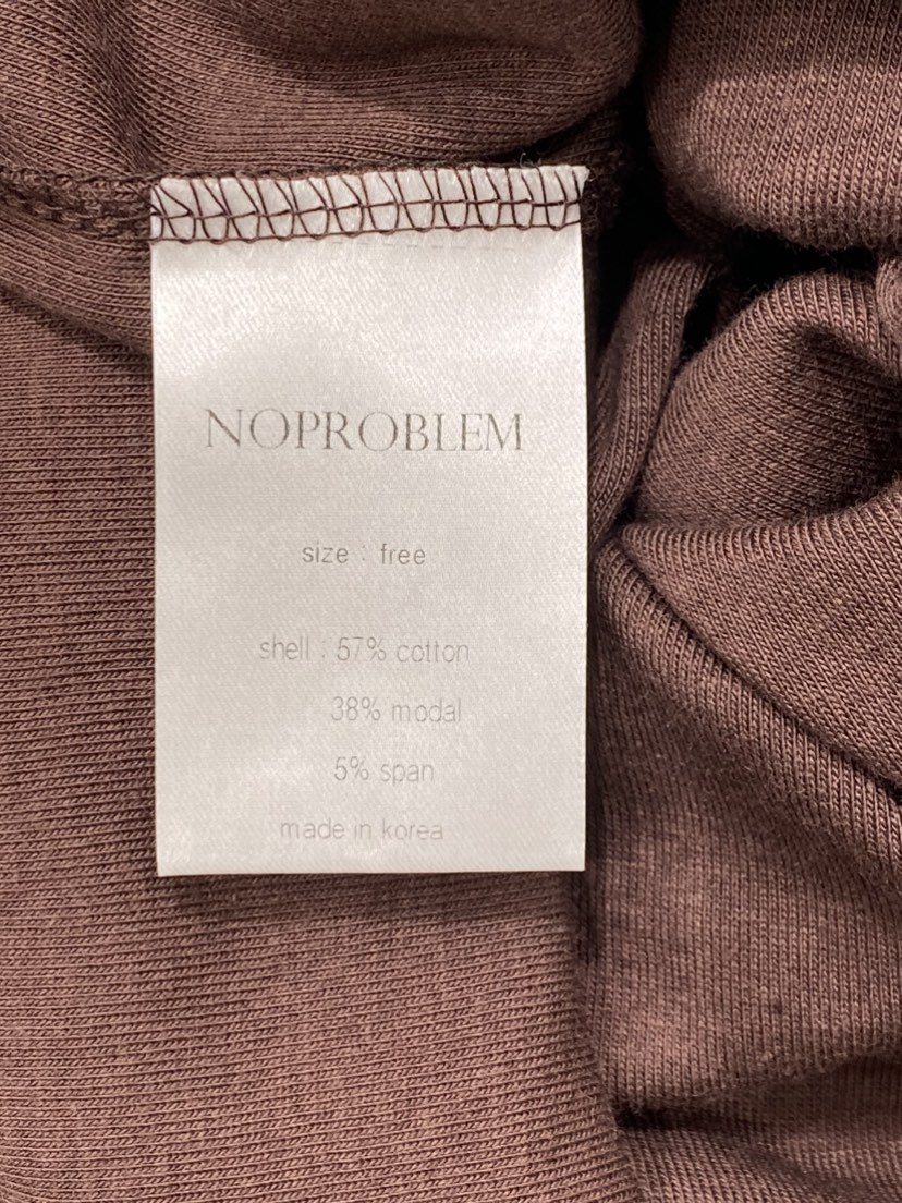NOPROBLEM韓國代購女裝新品時尚人氣真品熱賣休閑長袖T恤NOPROBLEM長袖T恤