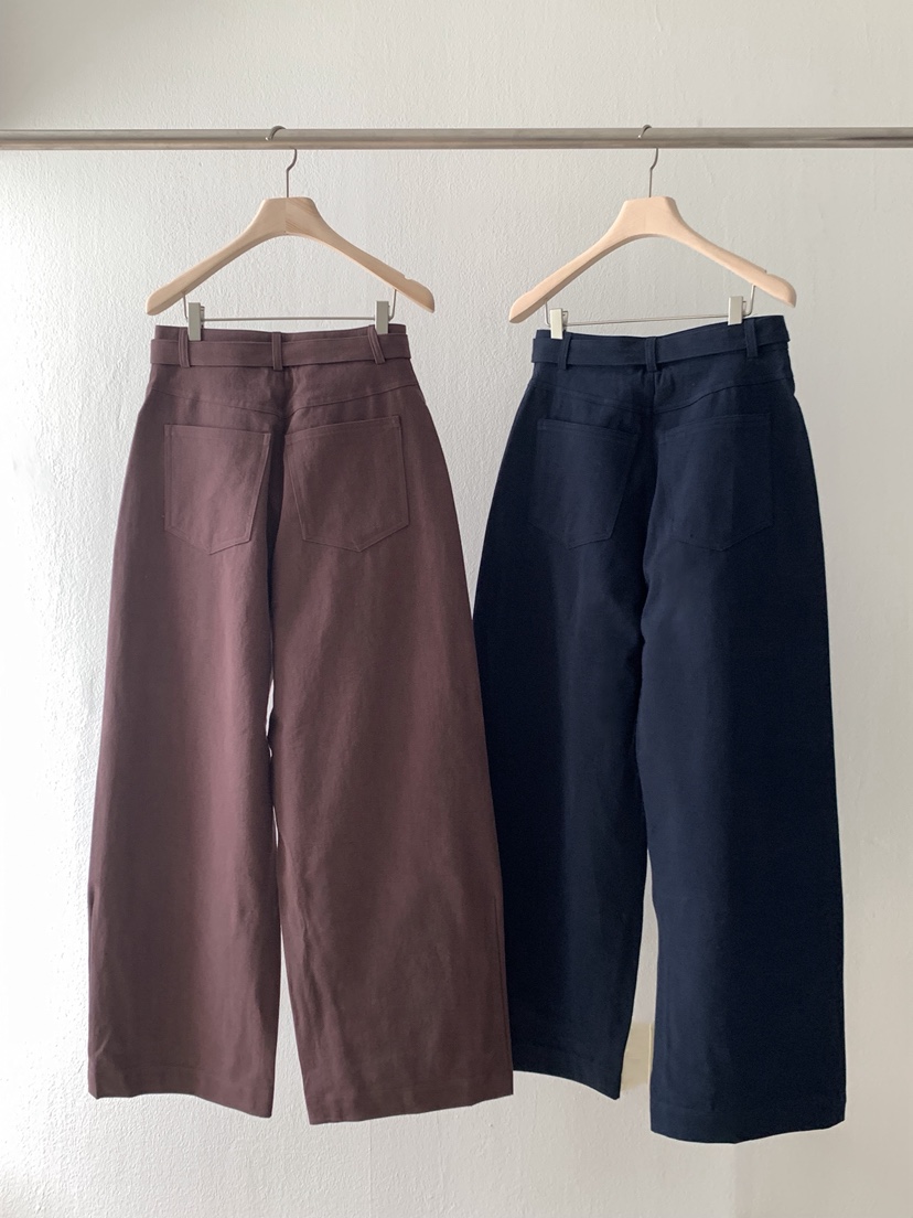 PAIR/RE STOC東大門實拍女裝新款時尚休閑休閑褲含腰帶PAIR/RE STOC休閑褲