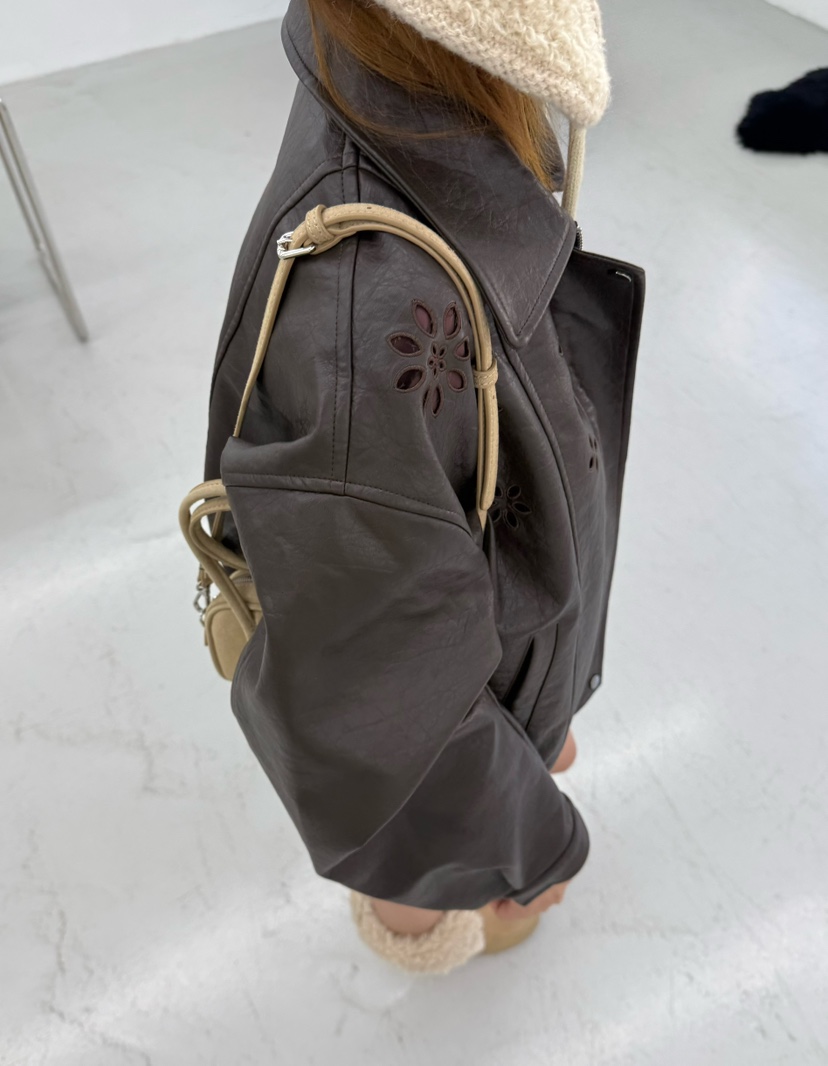 DENVER韓國代購女士新款熱賣時尚真品推薦人氣休閑皮衣DENVER皮衣