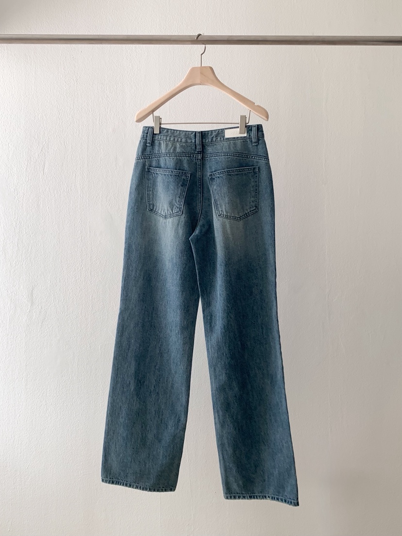 PAIR/RE STOC東大門代購女裝新款時尚人氣牛仔褲不含腰帶PAIR/RE STOC牛仔褲