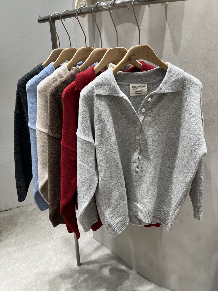 EVERCOMMERCE METICULOUSLY DESIGNED韓國代購女士新品時尚針織衫EVERCOMMERCE METICULOUSLY DESIGNED針織衫