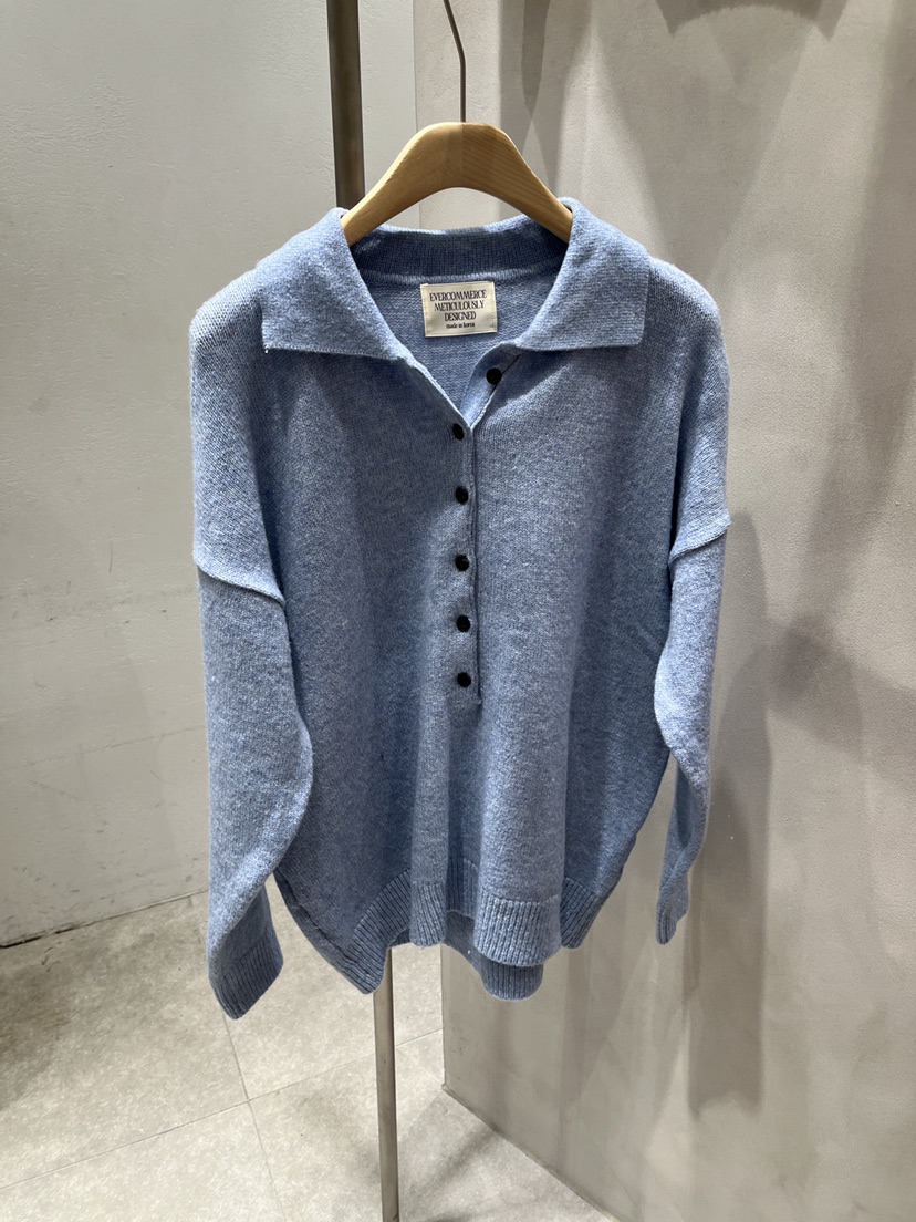 EVERCOMMERCE METICULOUSLY DESIGNED韓國代購女士新品時尚針織衫EVERCOMMERCE METICULOUSLY DESIGNED針織衫圖色2