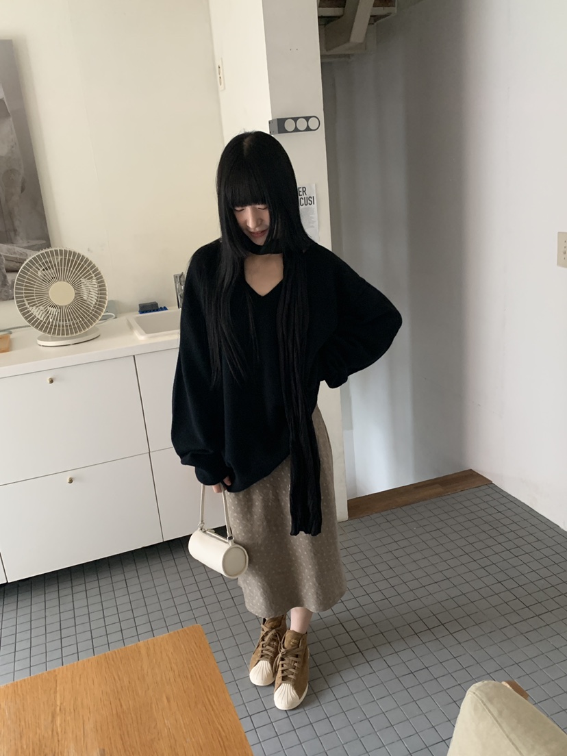 LOGARDEN東大門直郵女裝新品推薦熱賣人氣針織衫不含脖帶LO GARDEN針織衫