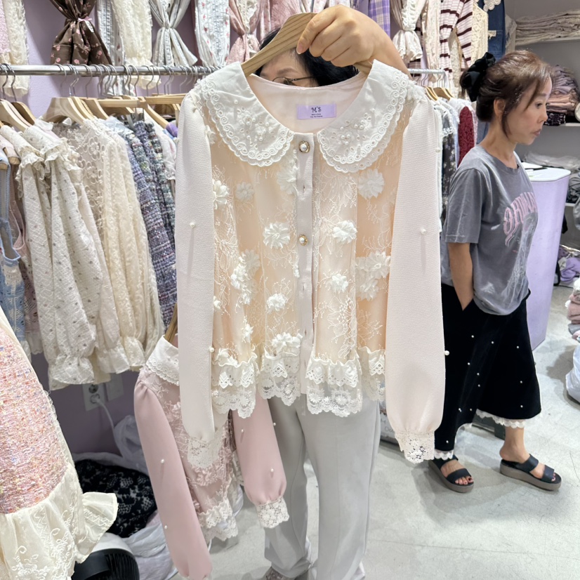 MS東大門直郵女士新品推薦時尚休閑真品人氣熱賣襯衫蕾絲衫MS襯衫/蕾絲衫圖色1
