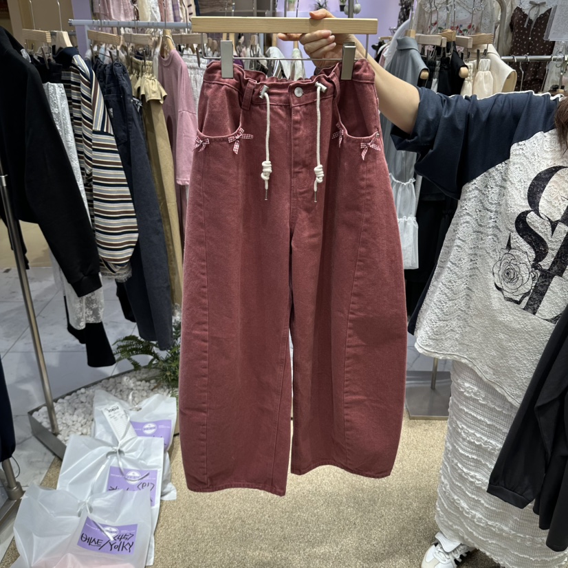 VIRUS東大門代購女裝新款人氣推薦時尚真品休閑休閑褲棉質VIRUS休閑褲圖色1