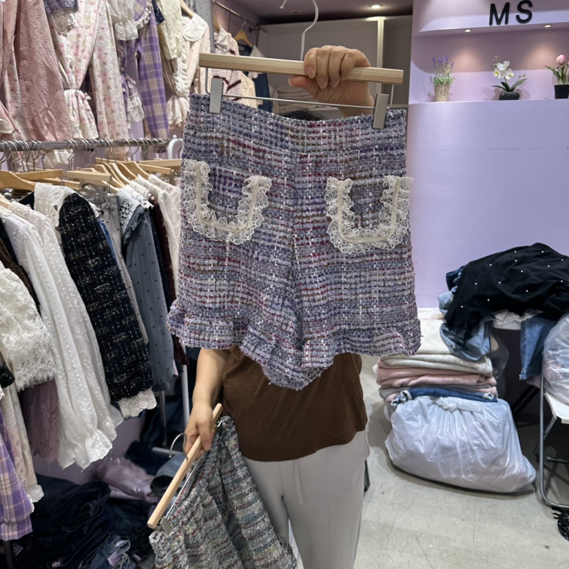 MS東大門代購女裝新款時尚推薦熱賣人氣休閑真品短褲MS短褲圖色2