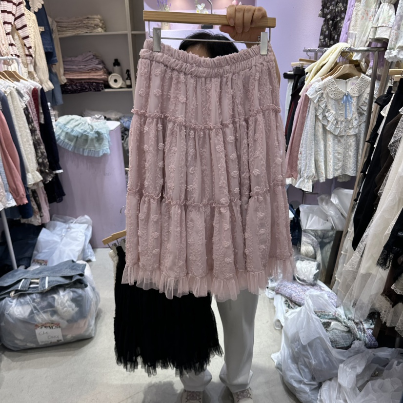 MS韓國直郵女裝新品熱賣時尚推薦真品人氣休閑半身裙中短裙MS半身裙/中短裙圖色2