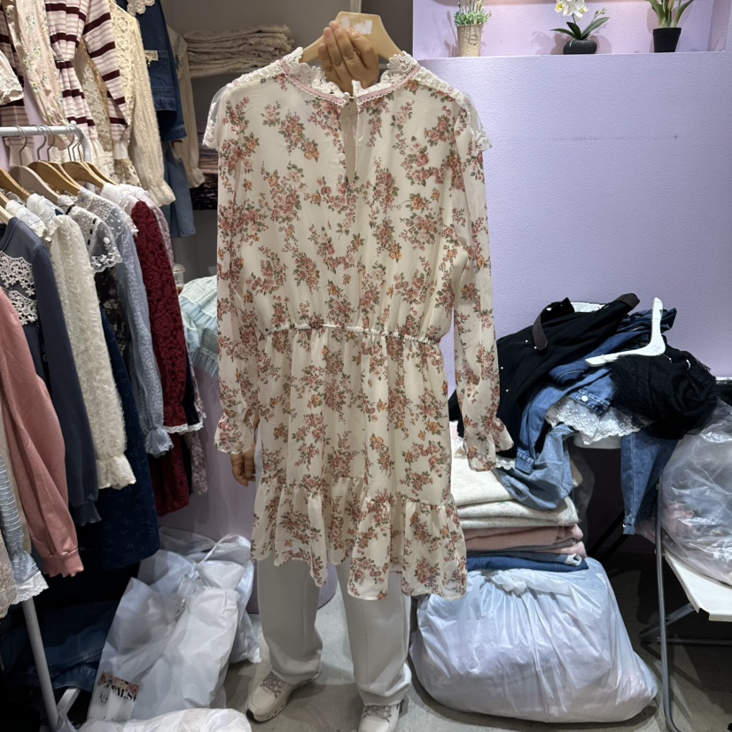 MS韓國直郵女裝新款推薦熱賣休閑時尚真品人氣連衣裙MS連衣裙