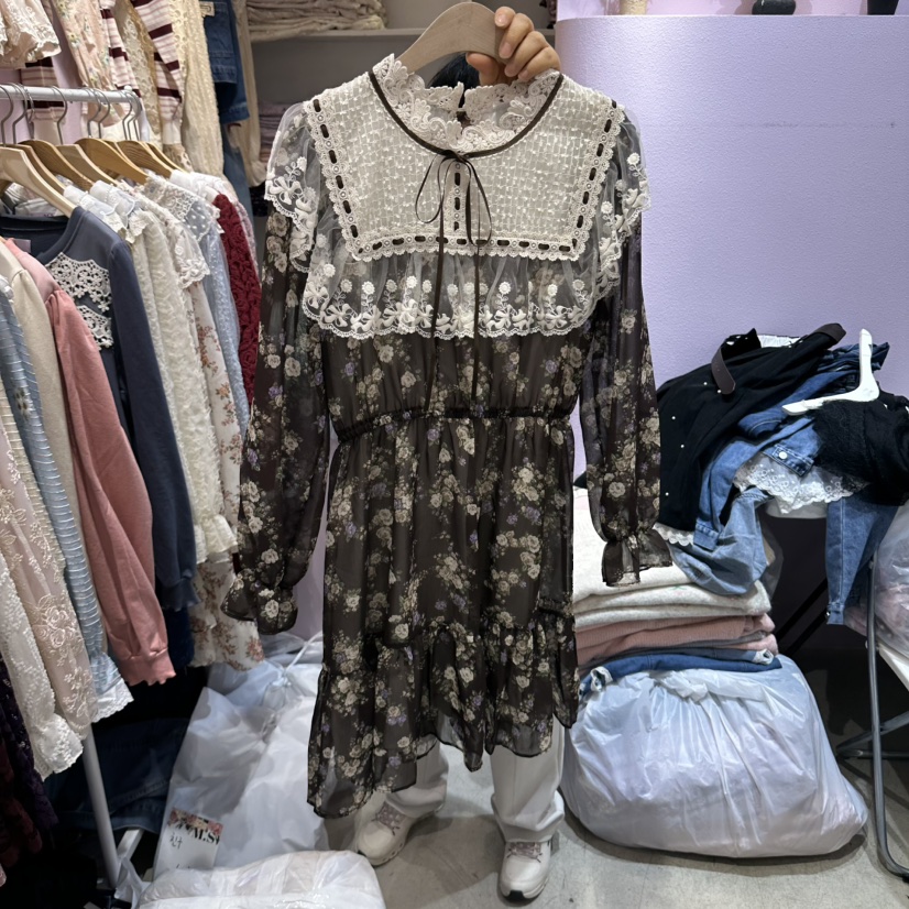 MS韓國直郵女裝新款推薦熱賣休閑時尚真品人氣連衣裙MS連衣裙圖色2