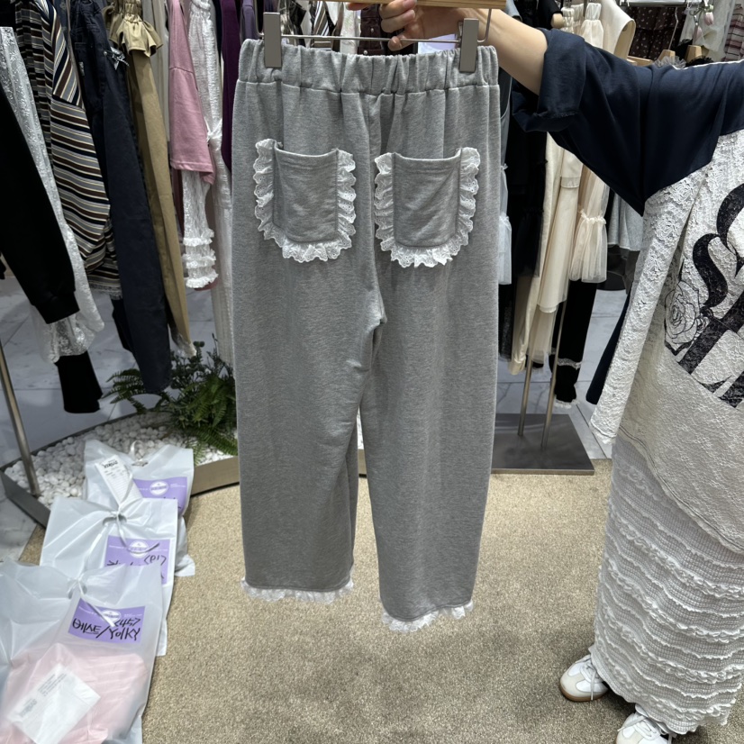 VIRUS韓國直郵女裝新款真品推薦時尚人氣熱賣休閑褲可愛的VIRUS休閑褲