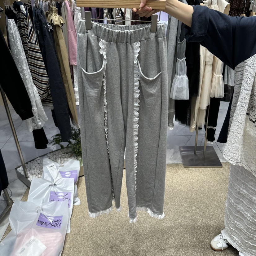 VIRUS韓國直郵女裝新款真品推薦時尚人氣熱賣休閑褲可愛的VIRUS休閑褲圖色2