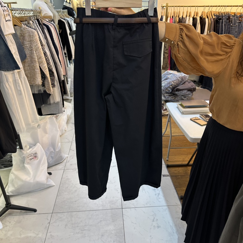 COCO HOLIC東大門代購女裝新品熱賣休閑褲不含腰帶口袋棉質COCO HOLIC休閑褲