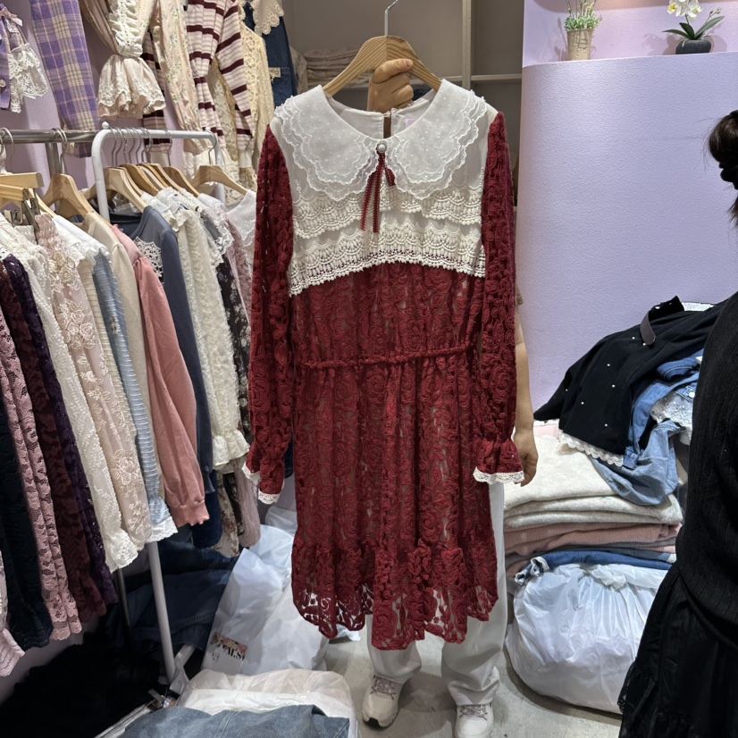 MS東大門實拍女裝新品推薦休閑時尚熱賣人氣真品連衣裙MS連衣裙圖色2