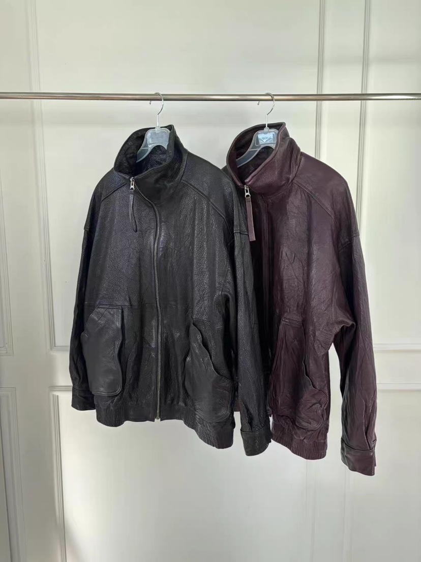 LONDON FLAT韓國直郵女裝新款時尚休閑真品皮衣意大利羊皮LONDON FLAT皮衣