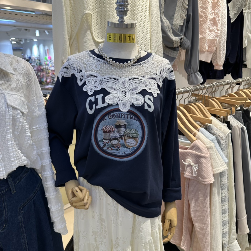 BELITA東大門實拍女士新品推薦時尚休閑人氣熱賣襯衫蕾絲衫BELITA襯衫/蕾絲衫圖色3