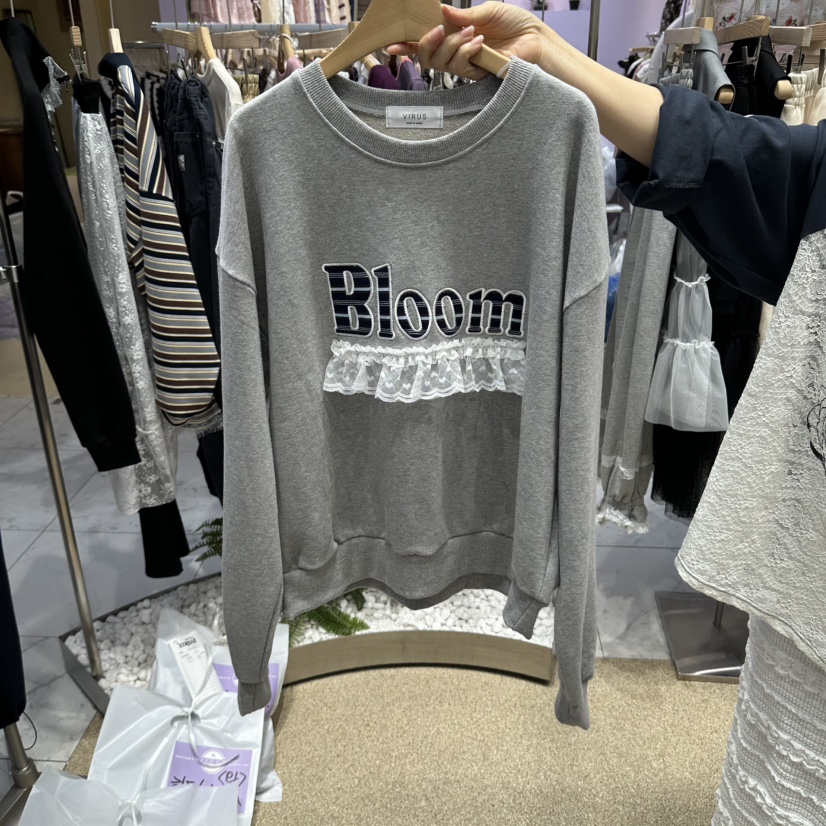 VIRUS東大門實拍女裝新款熱賣時尚推薦人氣休閑真品長袖T恤VIRUS長袖T恤圖色1