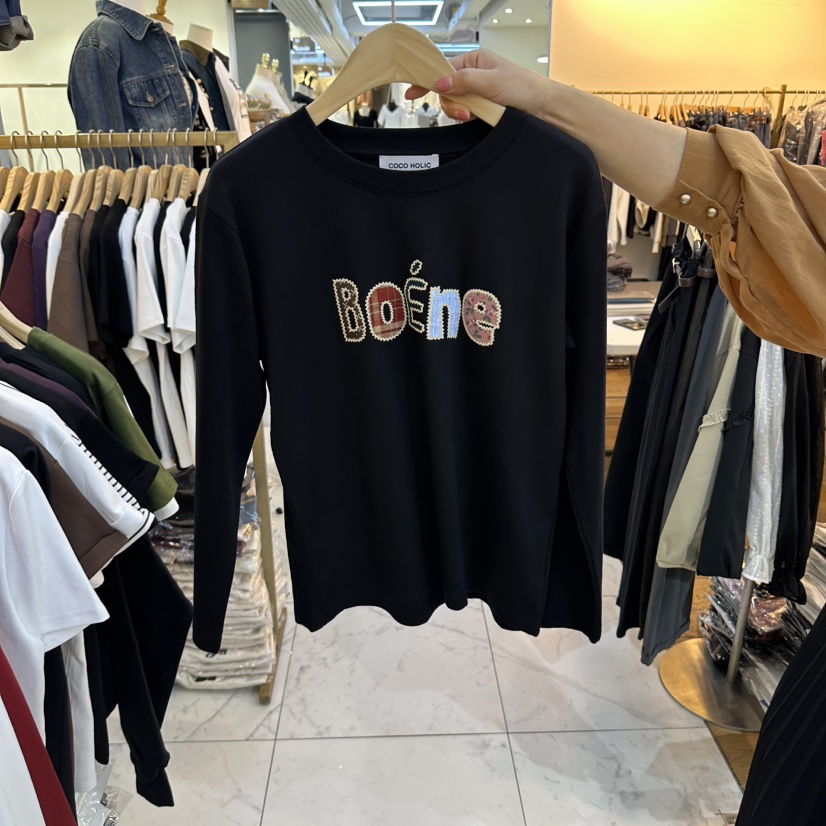 COCO HOLIC東大門直郵女裝新品休閑真品時尚推薦長袖T恤COCO HOLIC長袖T恤圖色4