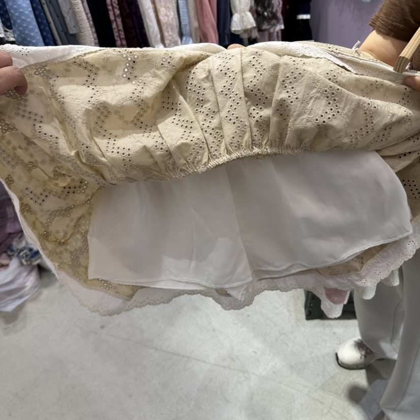 MS東大門實拍女裝新款時尚真品推薦人氣休閑熱賣短裙MS短裙