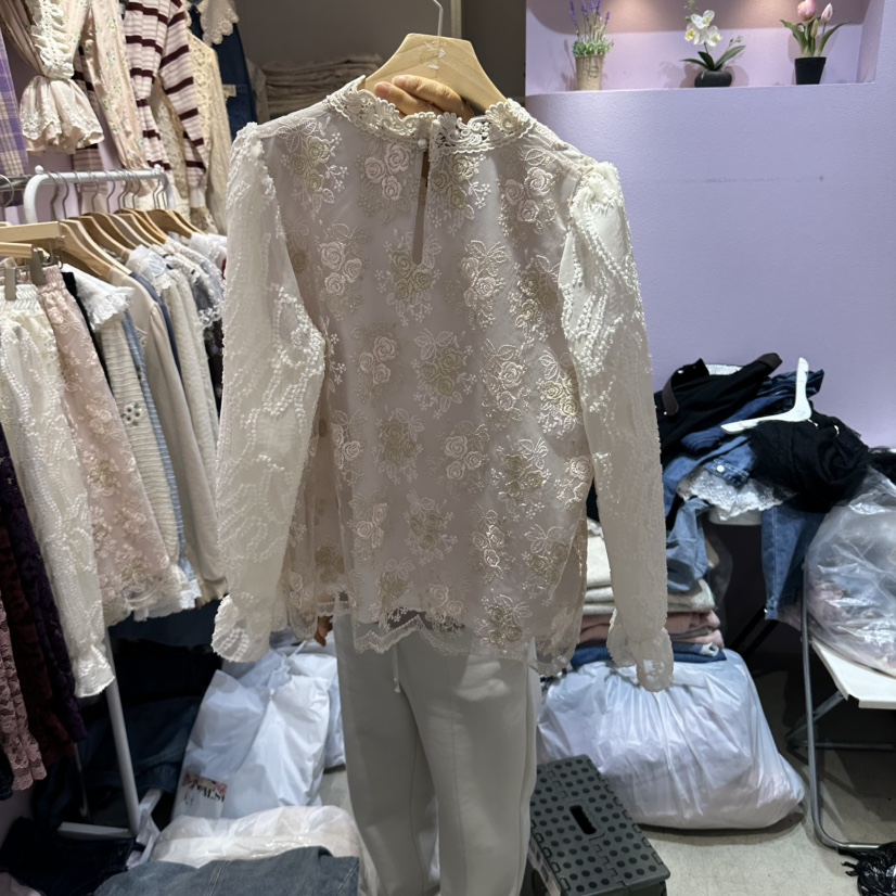 MS東大門直郵女裝新品時尚真品推薦休閑熱賣人氣襯衫蕾絲衫MS襯衫/蕾絲衫