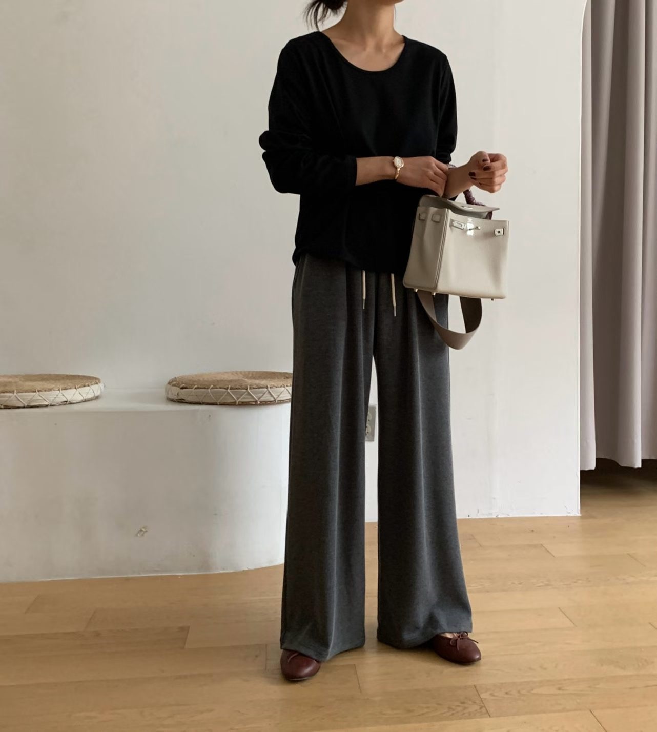 LUCKY ROOM東大門實拍女士新款熱賣推薦時尚真品長袖T恤LUCKY ROOM長袖T恤