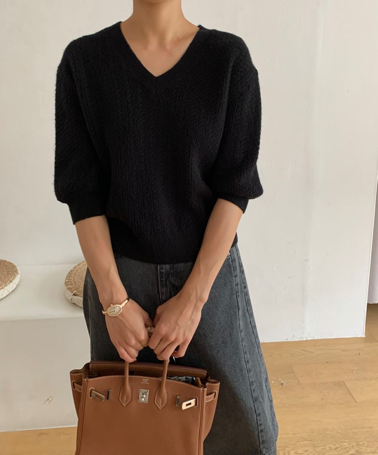 LUCKY ROOM東大門實拍女裝新品時尚休閑推薦人氣熱賣針織衫LUCKY ROOM針織衫圖色3
