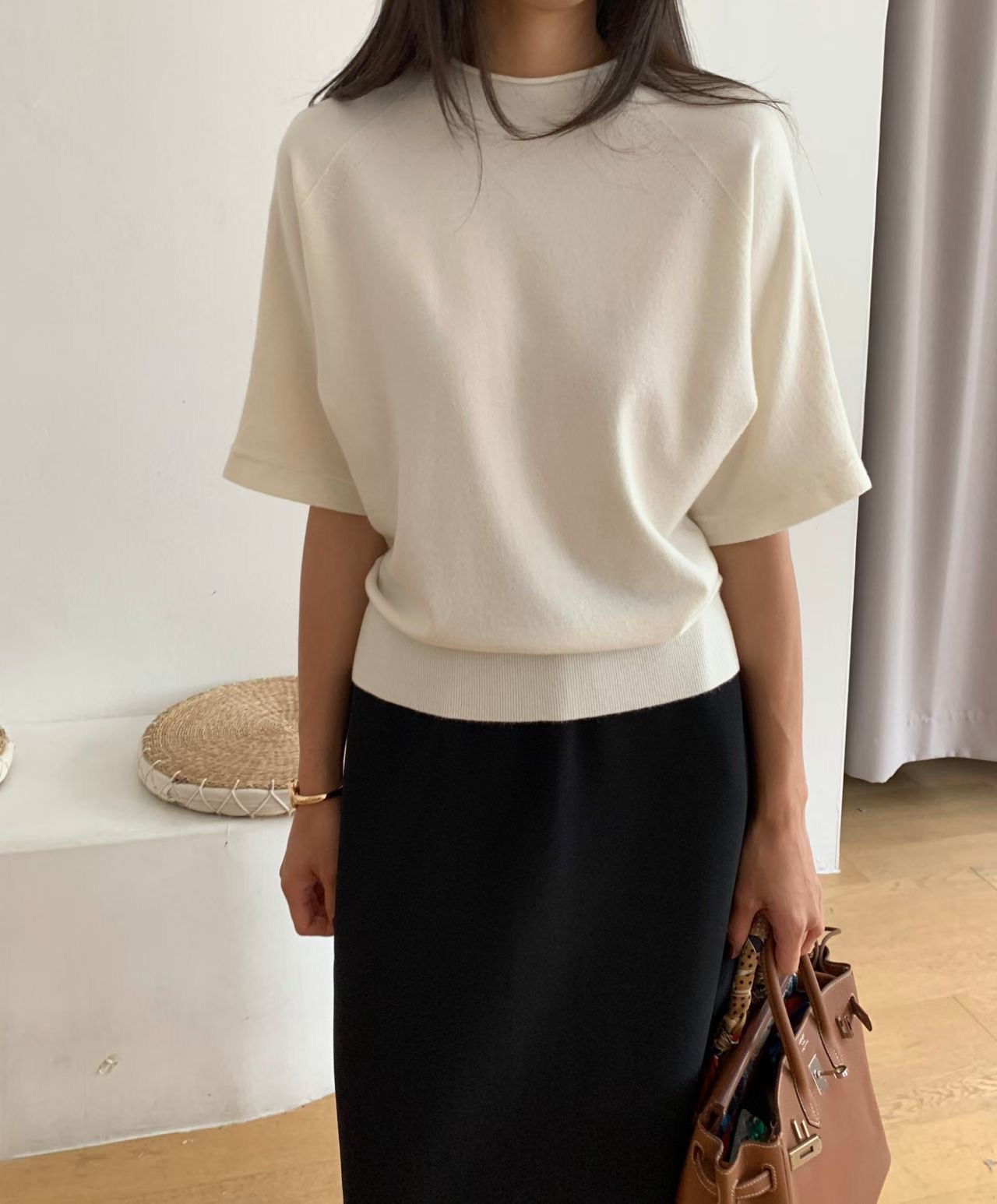 LUCKY ROOM韓國代購女裝新品熱賣真品人氣時尚休閑針織衫LUCKY ROOM針織衫圖色1