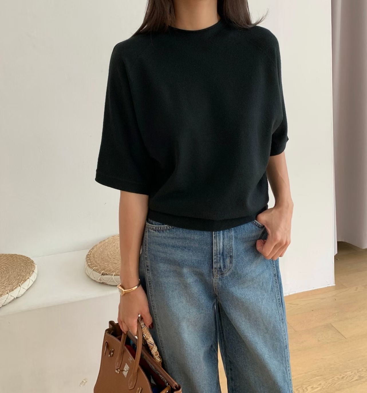 LUCKY ROOM韓國代購女裝新品熱賣真品人氣時尚休閑針織衫LUCKY ROOM針織衫圖色3