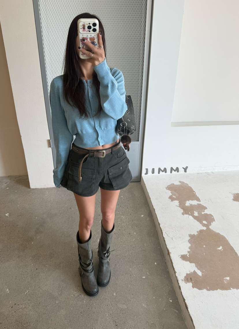 JIMMY韓國代購女士新款休閑熱賣推薦時尚人氣真品開衫JIMMY/REMAKE開衫