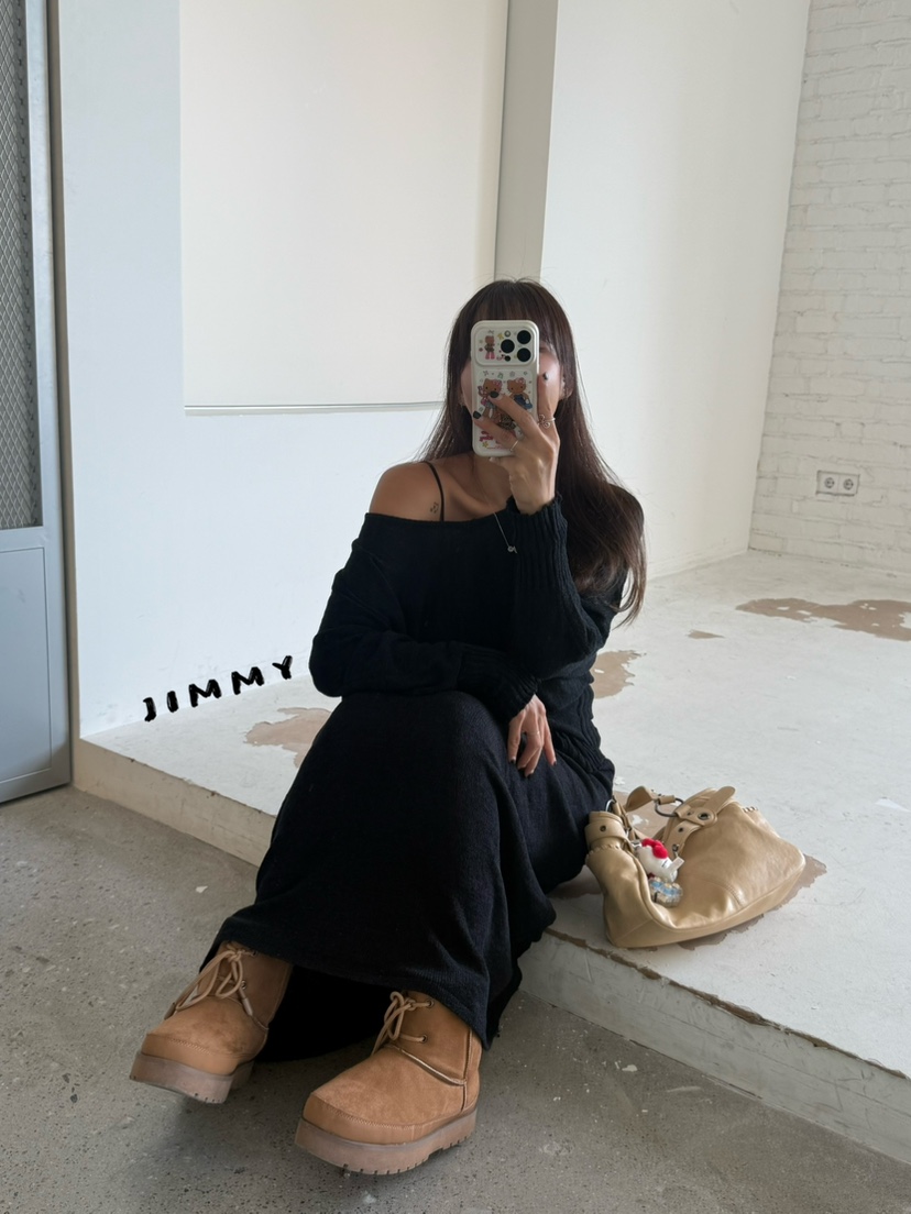 JIMMY東大門實拍女裝新品熱賣時尚休閑人氣推薦針織衫奶油色JIMMY/REMAKE針織衫